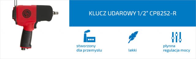 Klucz udarowy pneumatyczny dla automotive